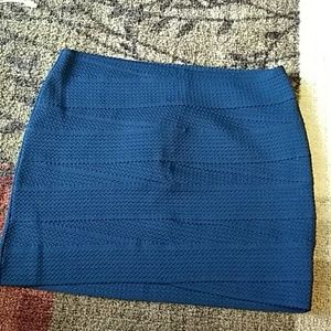 Blue skirt